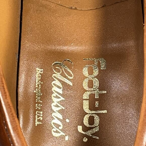 Footjoy Men’s Classic Brown Leather Slip On Horse Bit Loafers Size 8 EEE USA - Picture 7 of 9